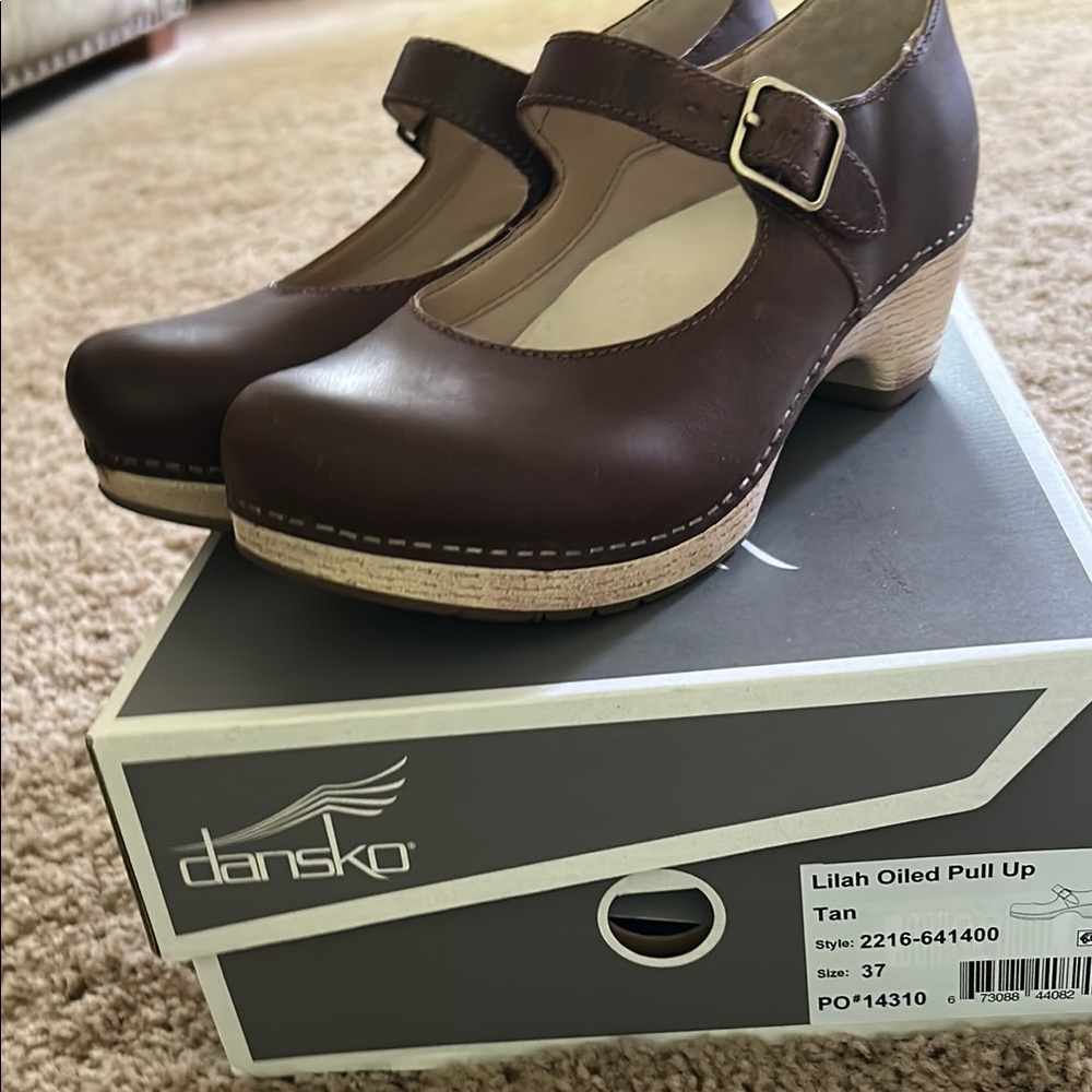 Dansko Women's Brown Mary Jane Shoes